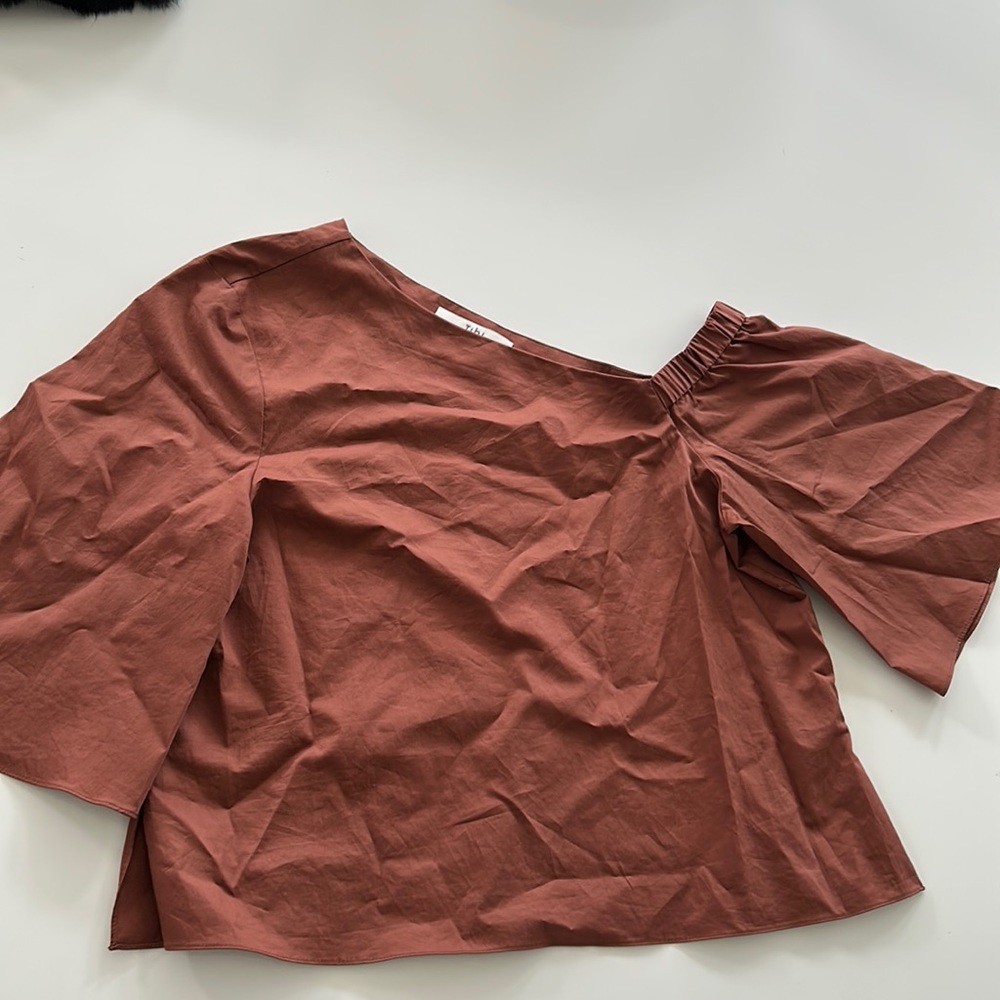TIBI blouse rust/ brownish colored